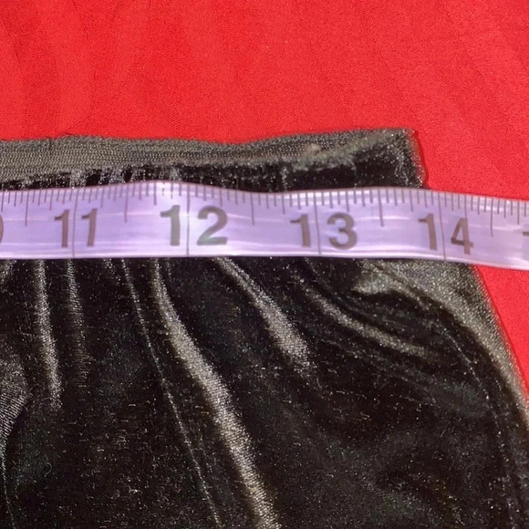 Alex Evenings Velvet Stretch Wide Leg Pants Black - Picture 8 of 11